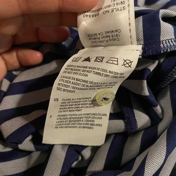 Puma, Striped, Golf Shirt - Picture 7 of 7